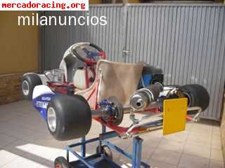 Vendo o cambio por coche kart pcr 100 junior iame eje de 50 