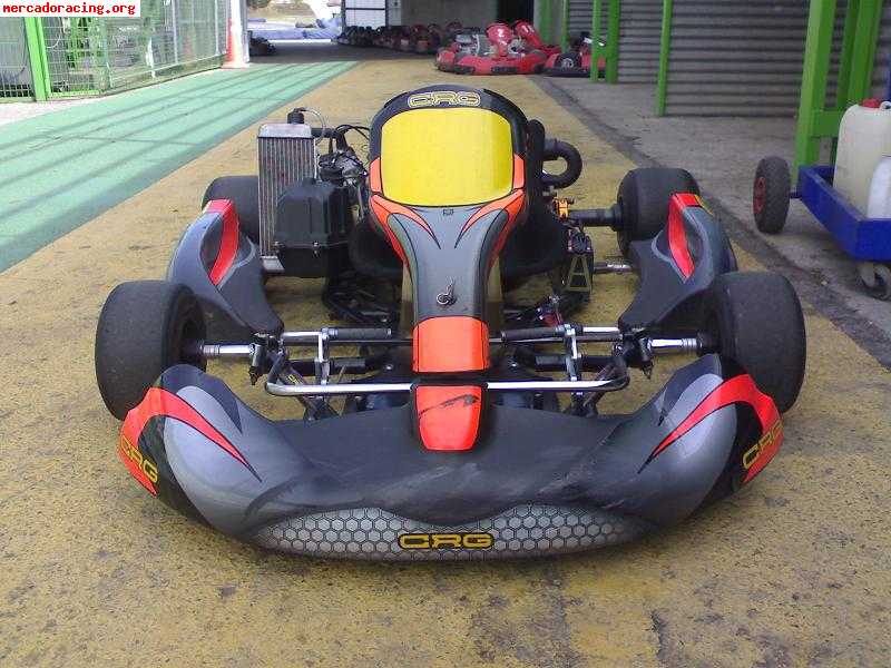  vendo crg road rebel rotax max fr 125. como nuevo.
