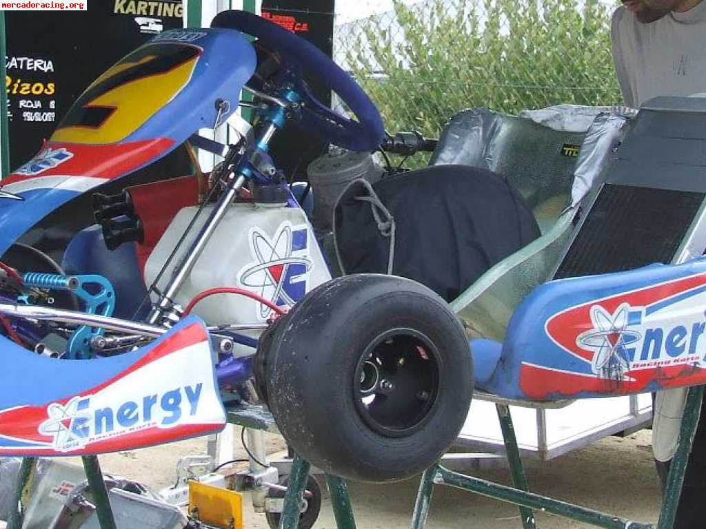 Vendo kart energy kinetic con tm k9c preparado por rizzi