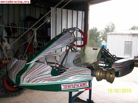 Chasis tonykart evr frenos delanteros del 2010