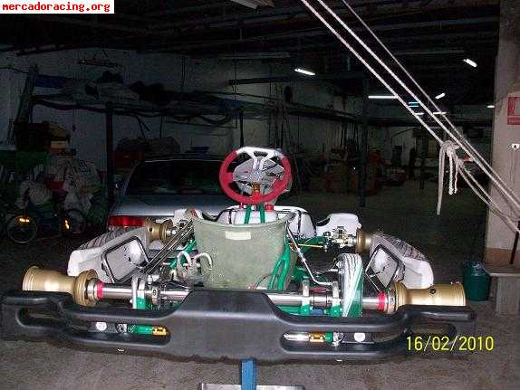 Chasis tonykart evr frenos delanteros del 2010