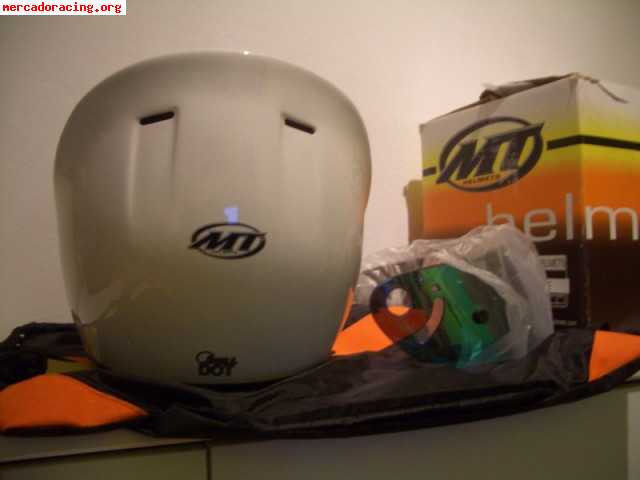 Casco karting homologado mt sa2005 sin estrenar, talla m