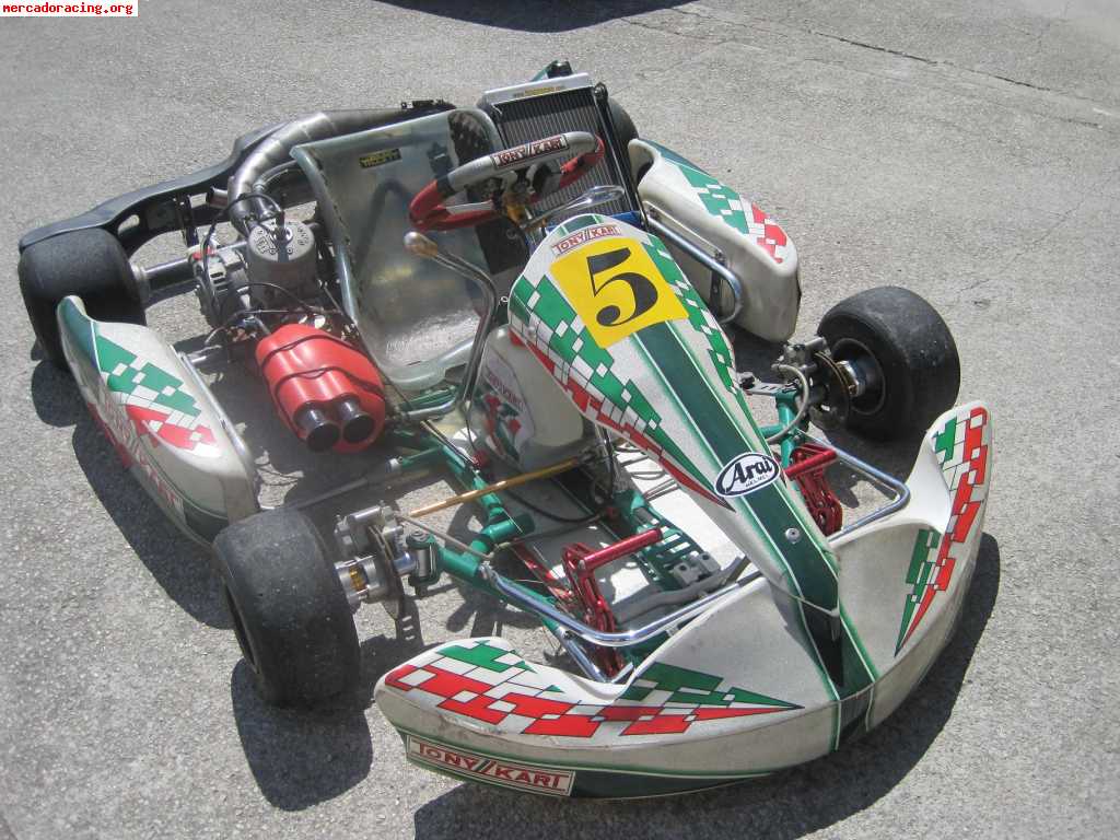Tony kart   tm k9b 125cc 6 vel.
