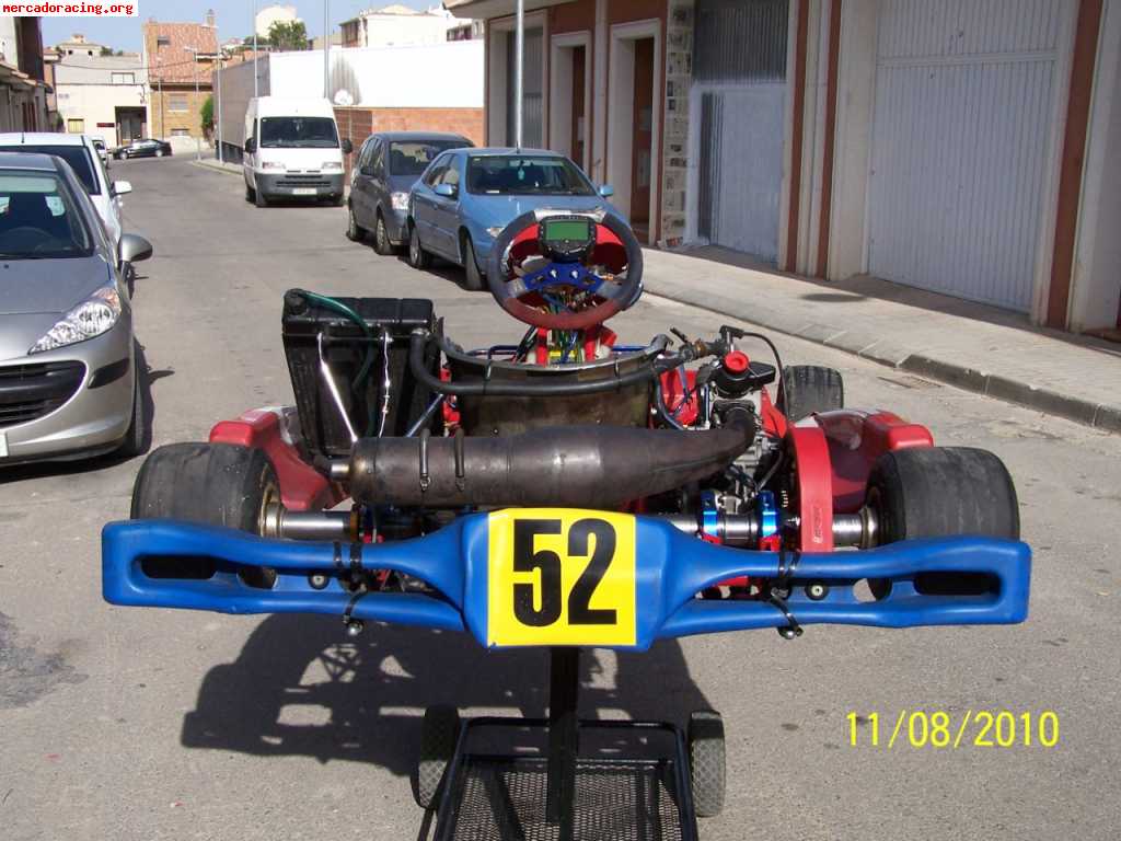 Vendo equipo completo de karting o cambio por moto