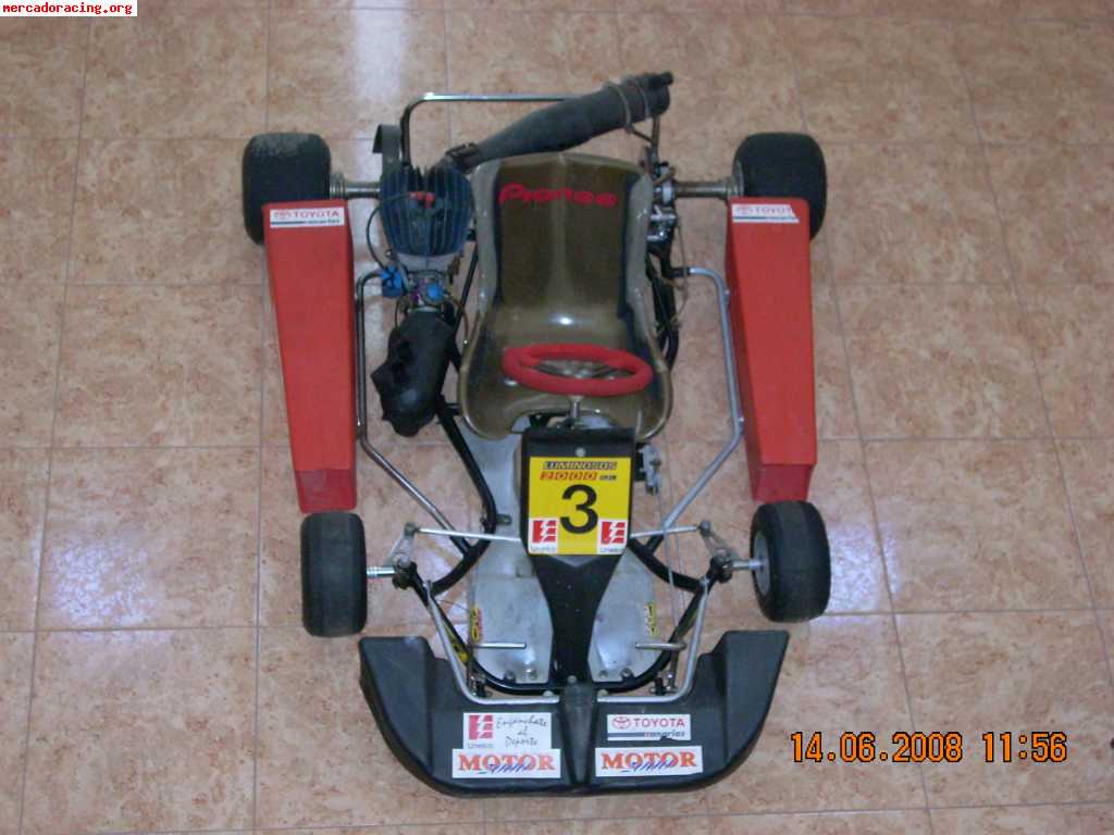Vendo kart de 100cc. de competición preparado por falúa.