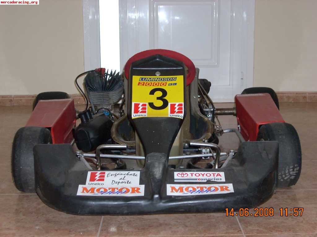 Vendo kart de 100cc. de competición preparado por falúa.
