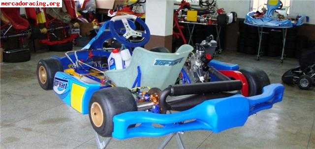 Vendo o cambio chasis top kart con motor rotax 