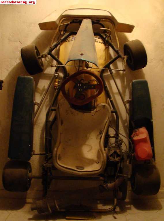 Kart 100cc chasis crg y motor zara valvula rotativa