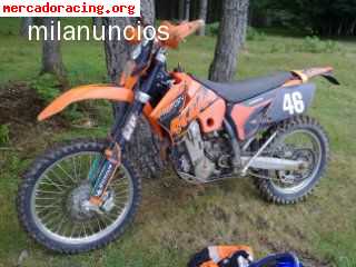 Cambio ktm 450 exc 2006 por kart 125 cambios