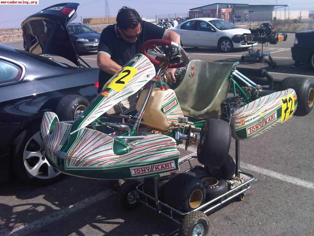 Vendo kart completo tonykart 2010 con motor rotax max 125cc 