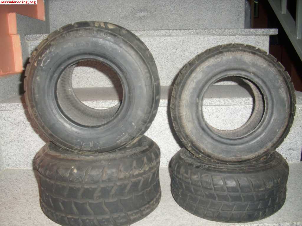 Vendo ruedas de kart de agua medidas vega, 11x5.00-5 trasera