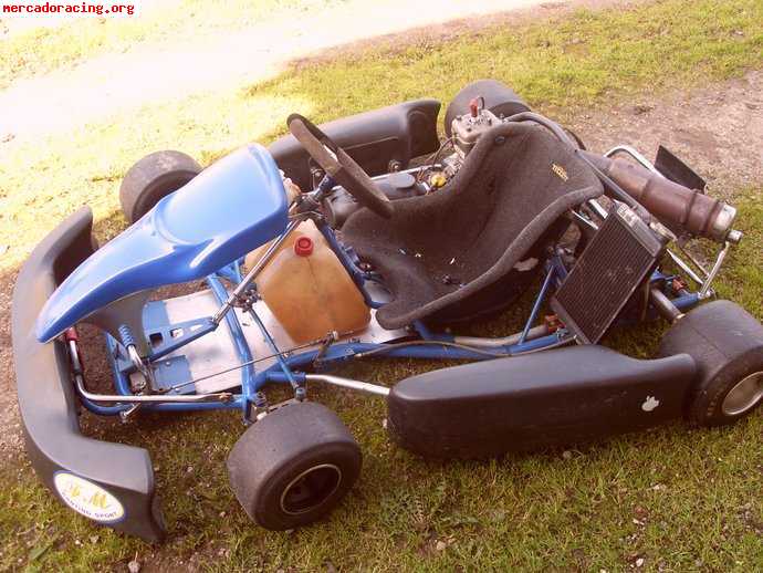 Se vende kart ex campeon de españa inter-a 100cc