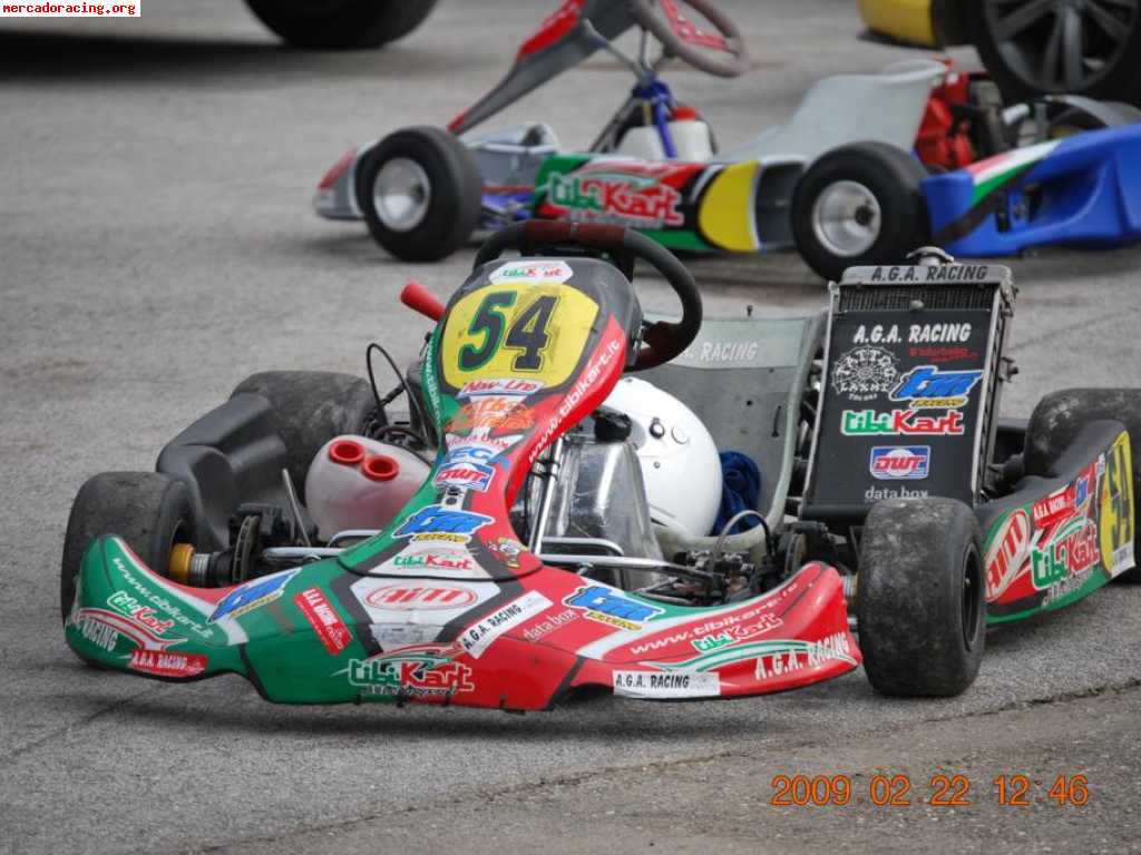 Kart tibikart kz2 6 marchas 125cc motor completo recien echo