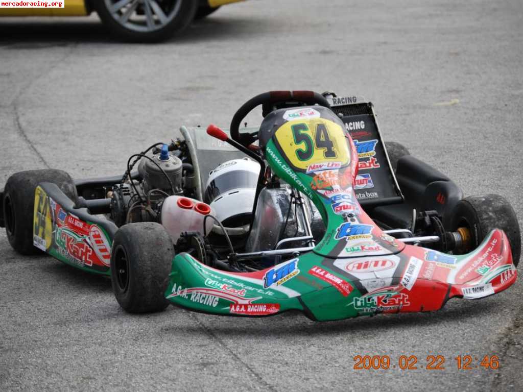 Kart tibikart kz2 6 marchas 125cc motor completo recien echo