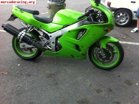 Cambio kawa de 600 por kart 125cc 6 v