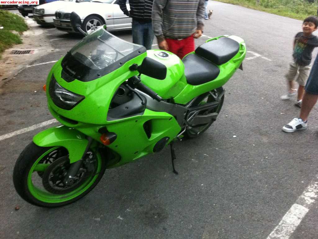 Cambio kawa de 600 por kart 125cc 6 v