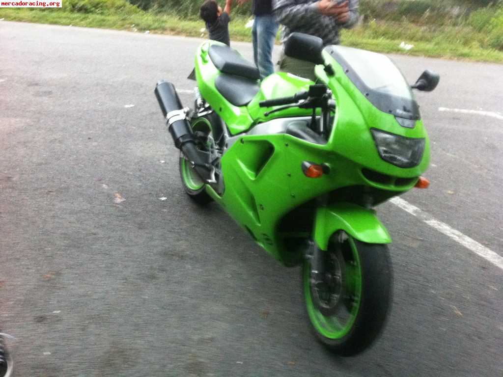 Cambio kawa de 600 por kart 125cc 6 v