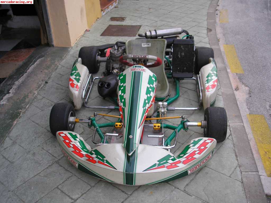Tonykart modelo evr   xtr 125cc   alfano pro completo
