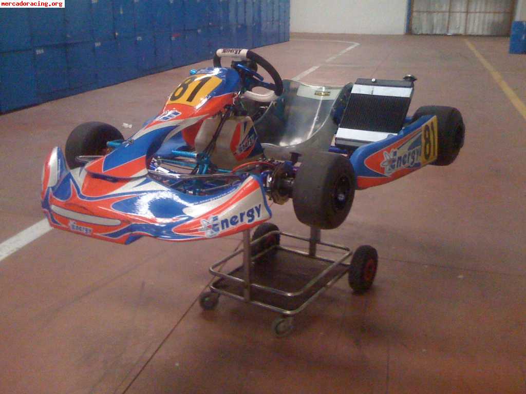Se vende kart categoría kz2   mucho recambio