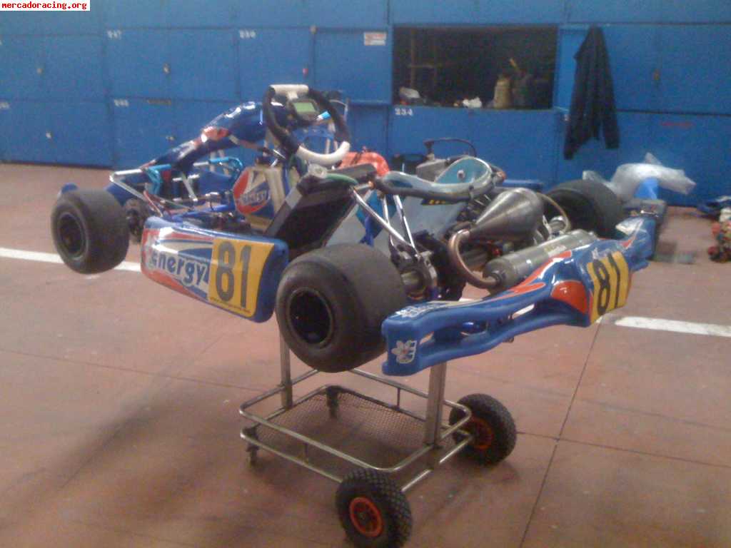 Se vende kart categoría kz2   mucho recambio