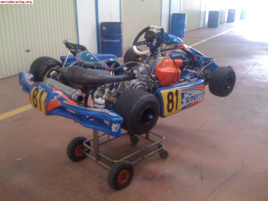 Se vende kart categoría kz2   mucho recambio