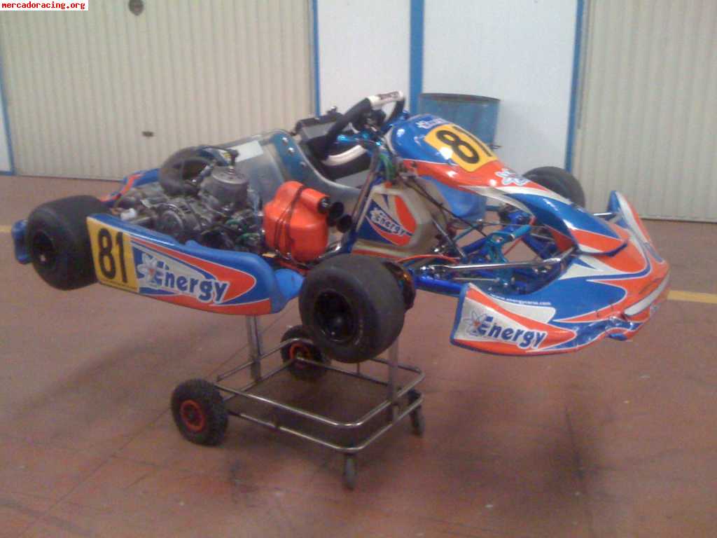 Se vende kart categoría kz2   mucho recambio
