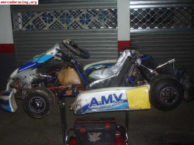 Amv frenos delanteros 2008 con iame x30