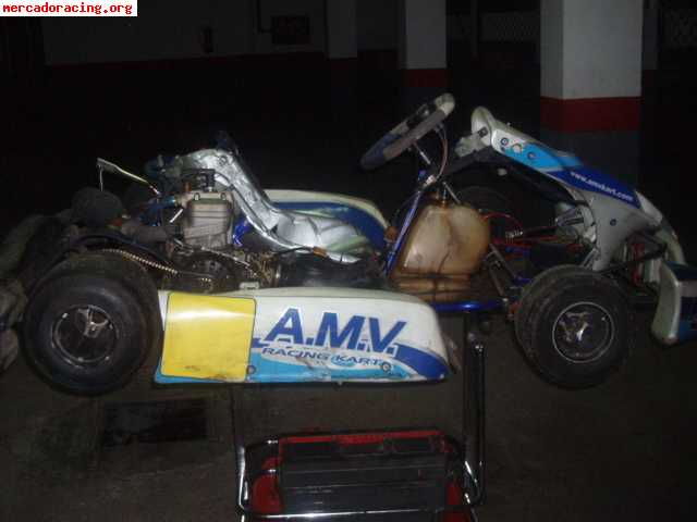 Amv frenos delanteros 2008 con iame x30