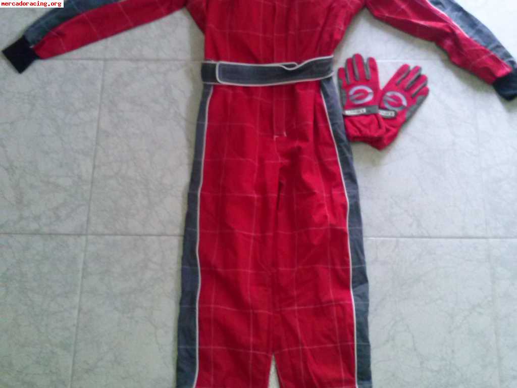 Mono y guantes arroxx karting hobby