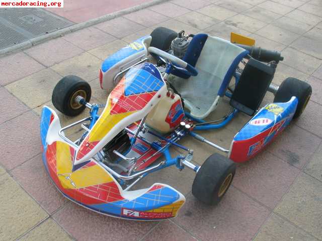 Kart fernando alonso con motor parilla x-30