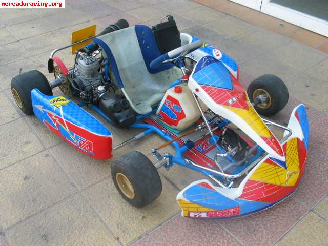 Kart fernando alonso con motor parilla x-30