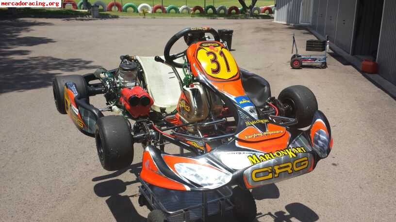 Oportunidad por cambio a turismo: kart crg kz2 road rebel