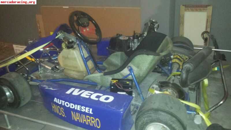 Kert rotax max 125 con remolque y equipacion!!