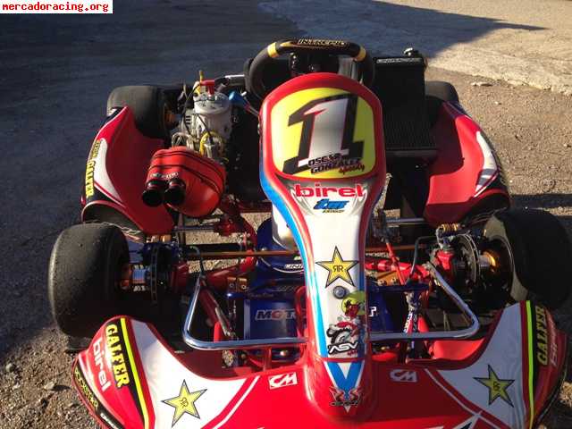 Kart kz 6 velocidades chasis birel