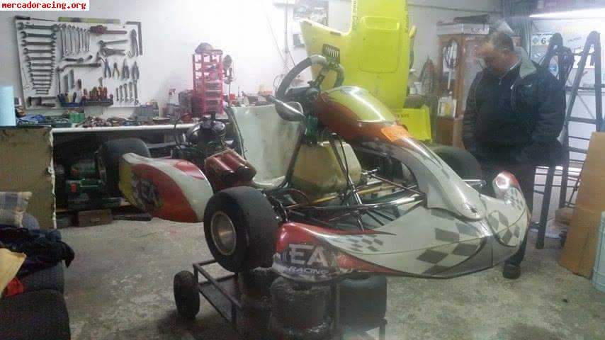 Kart kz2 chasis ea racing motor máxter mxo