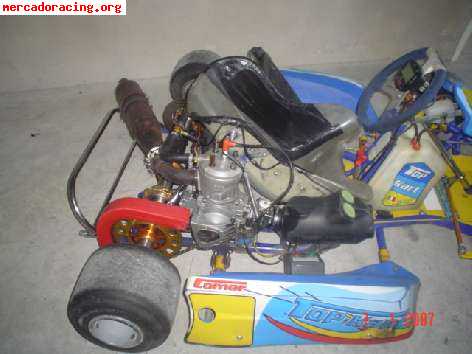 Vendo kart 125 cc leopard, chasis top kard y alfano