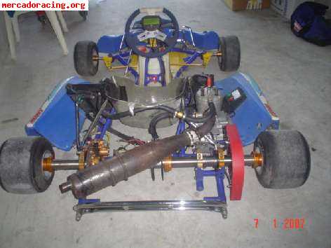 Vendo kart 125 cc leopard, chasis top kard y alfano