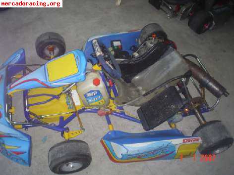 Vendo kart 125 cc leopard, chasis top kard y alfano