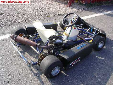 Vendo kart yamaha 100 c.c. con chasis top kart 2004