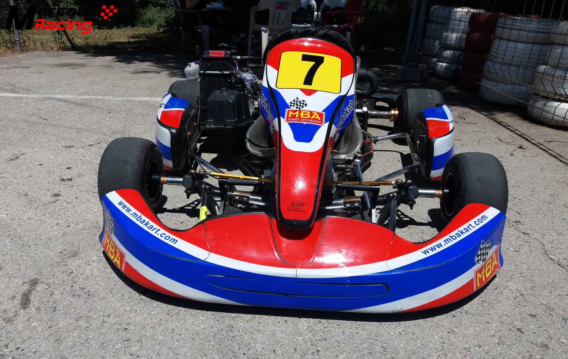 Kart competicion parolin motor rotax max fr 125cc 