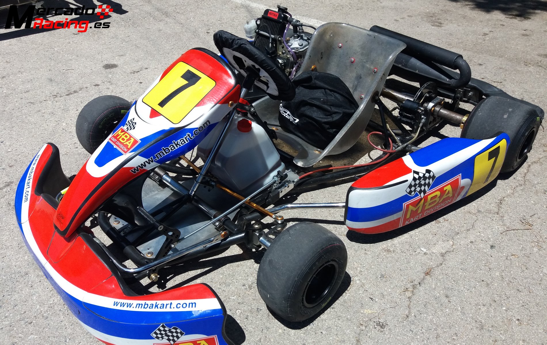 Kart competicion parolin motor rotax max fr 125cc 