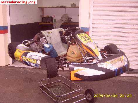 Kart crg 125 6 velocidades se cambia x coche d calle o rally