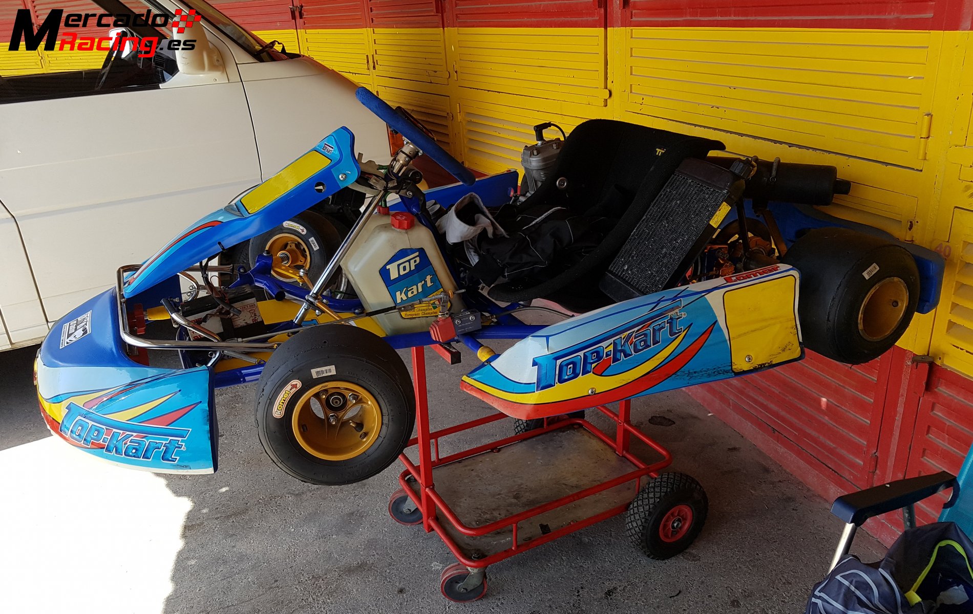 Topkart iame x30 , remolque y material!!