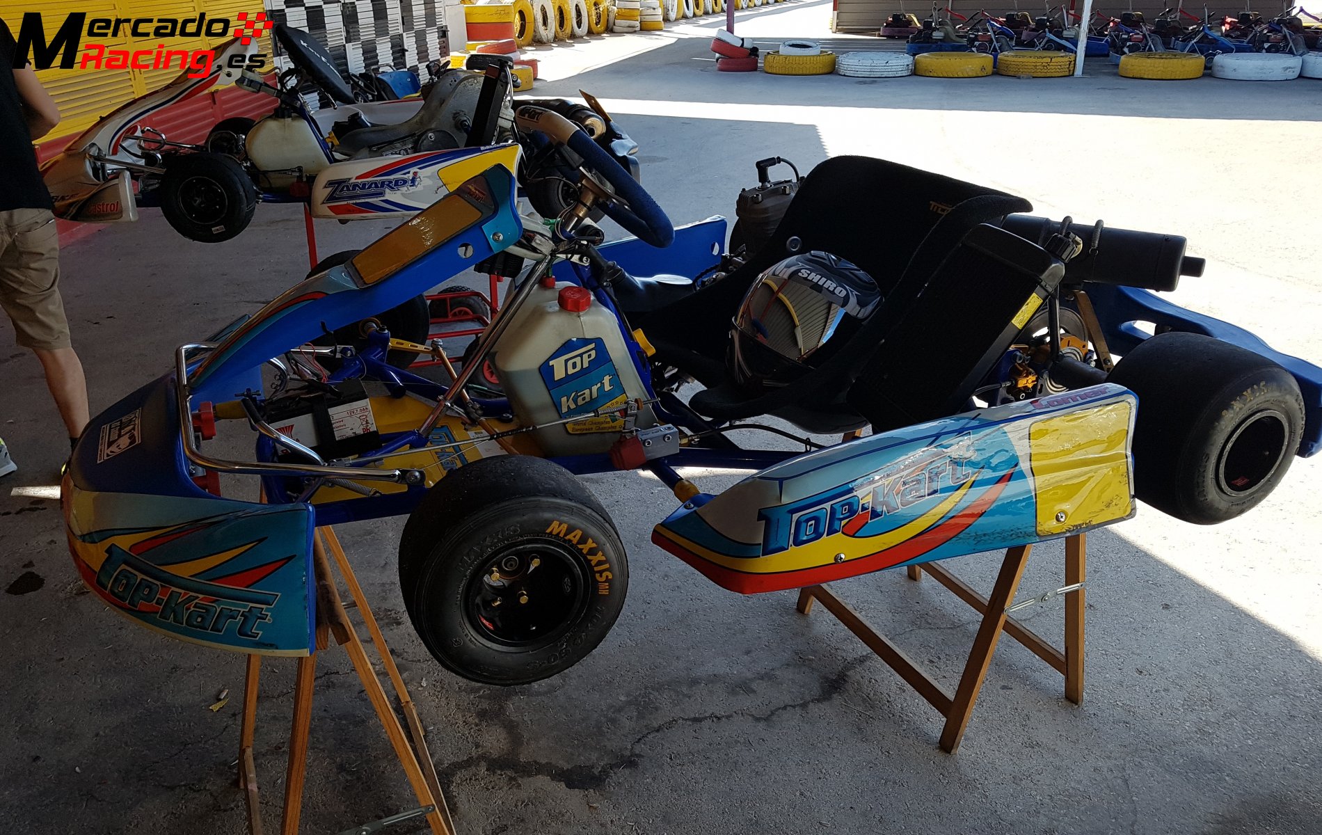 Topkart iame x30 , remolque y material!!