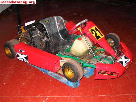 Vendo tony kart con motor rotax max en excelentes condicione
