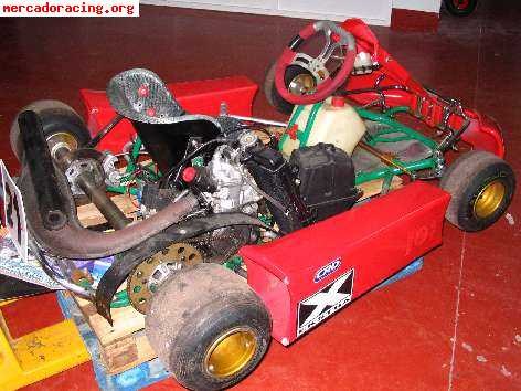 Vendo tony kart con motor rotax max en excelentes condicione
