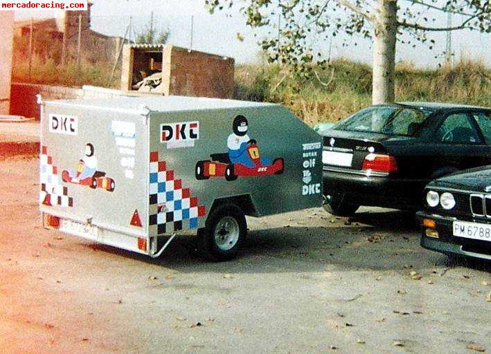 Vendo remolque cerrado karting totalm. galvanizado y a medid
