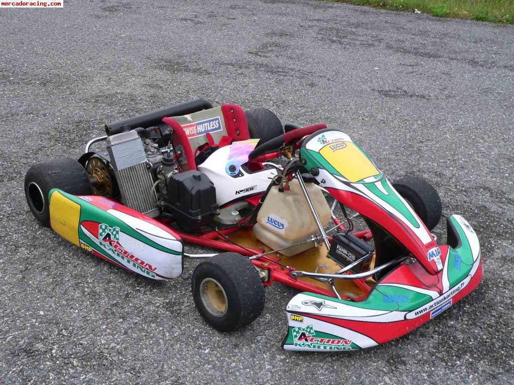 Vendo kart swiss hutless con rotax max (mucho recambio)