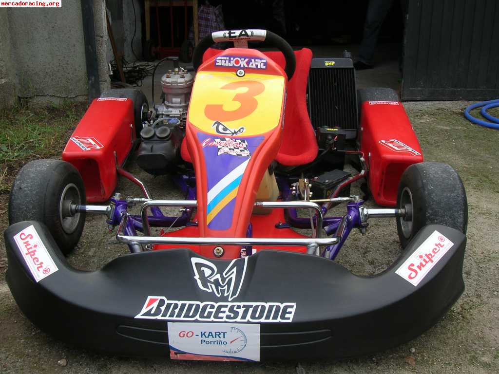 Kart 125 iame leopard arranque electrico,embrague,o cambio p