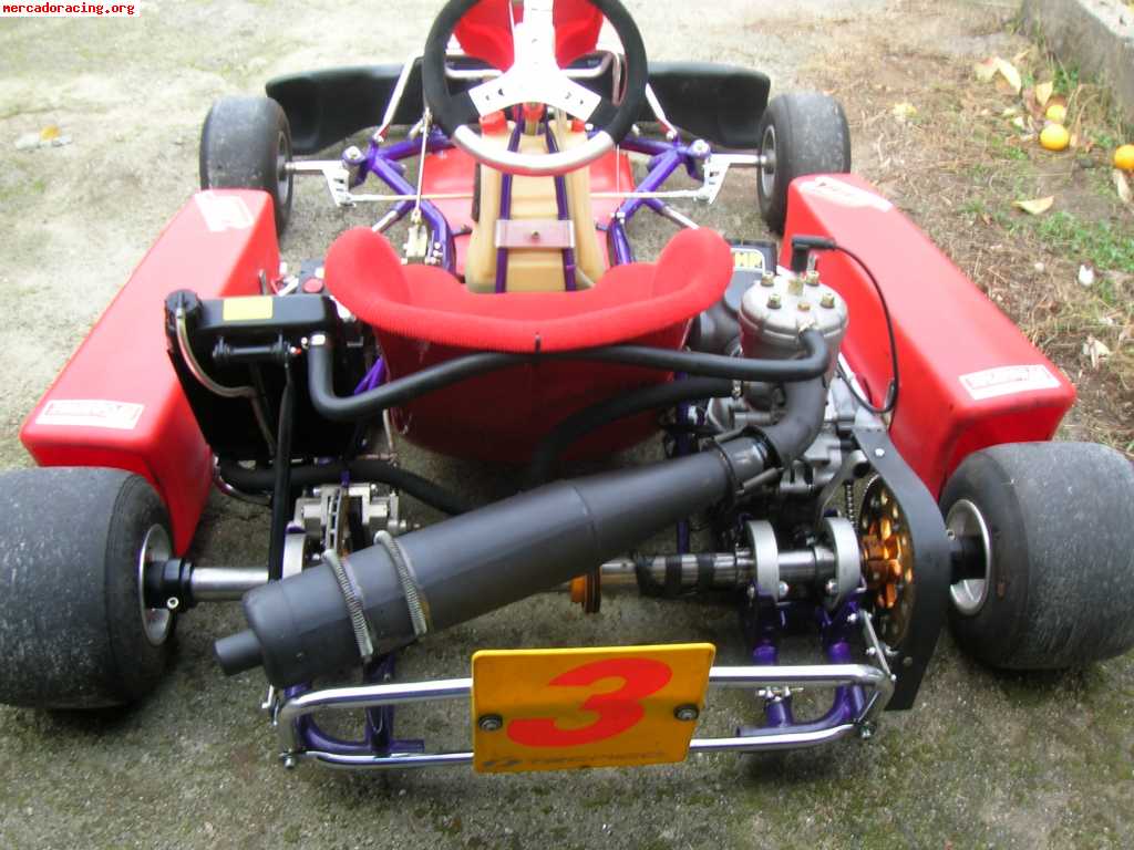 Kart 125 iame leopard arranque electrico,embrague,o cambio p